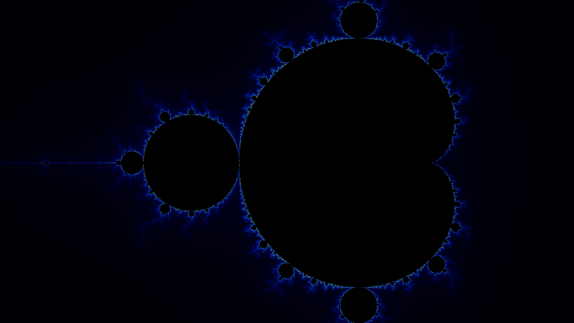 mandelbrot set rendered on gpu
